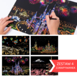 Zestaw 4 zdrapywanek