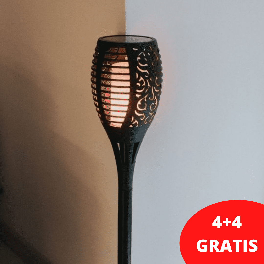 SOLAREOS® Lampion słoneczny LED: 4+4 GRATIS