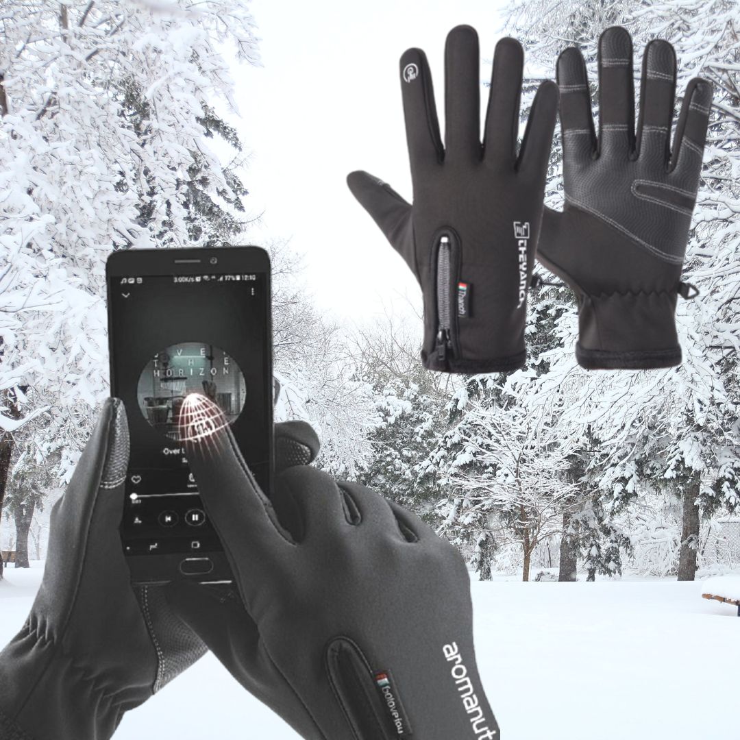 Rękawiczki zimowe wodoodporne z dotykiem do ekranów