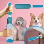 Samoczyszcząca szczotka do czyszczenia sierści zwierząt domowych