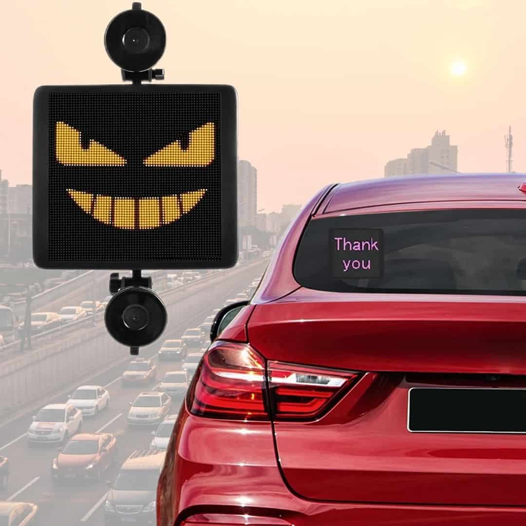 Wyświetlacz LED Bluetooth na przednią szybę