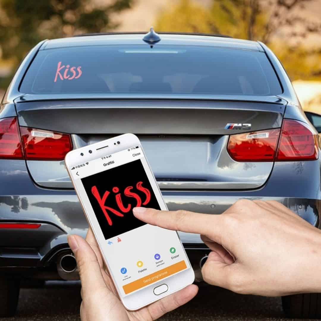 Wyświetlacz LED Bluetooth na przednią szybę - obrazek 2