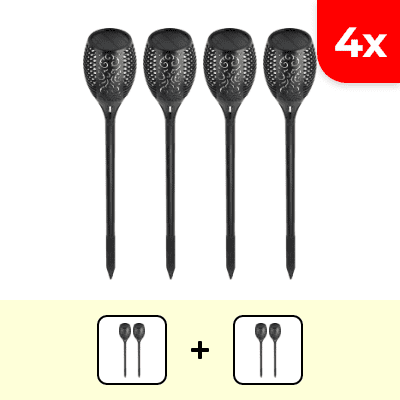 4x Lampion słoneczny LED