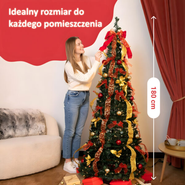 Wyskakująca choinka InstaTree™ (180cm x 65cm)