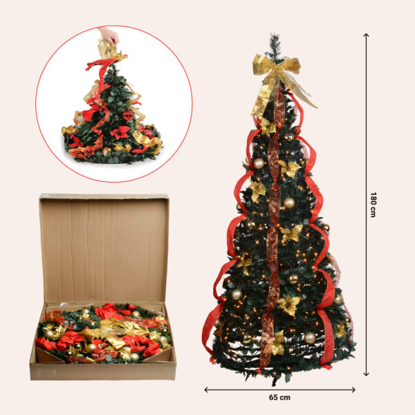 Wyskakująca choinka InstaTree™ (180cm x 65cm)