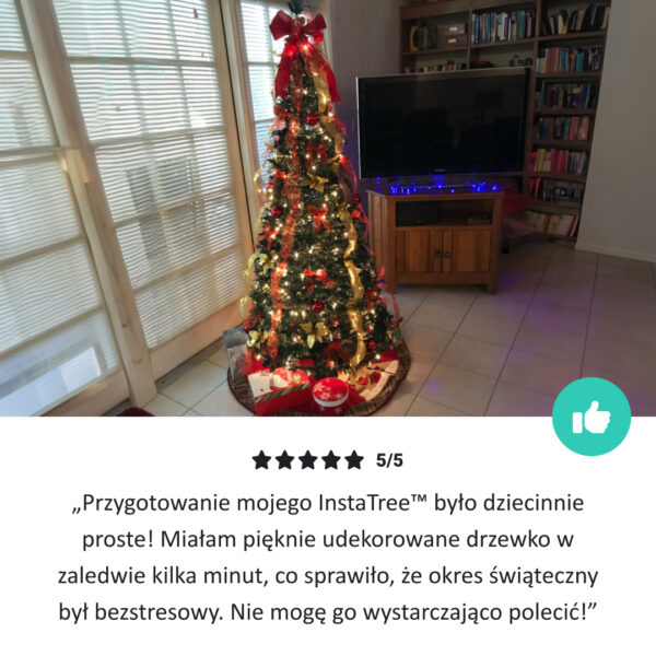 Wyskakująca choinka InstaTree™ (180cm x 65cm)
