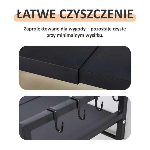 MicroRack™ Rozszerzalna Półka na Kuchenki Mikrofalowe