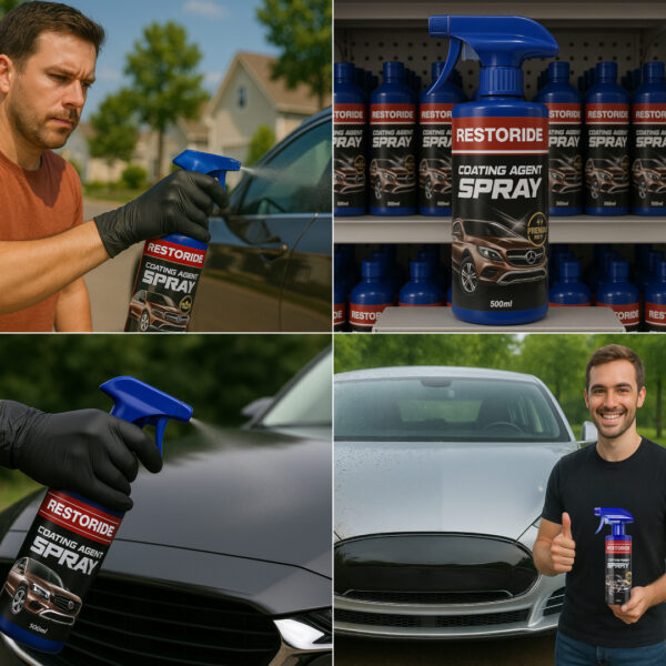 RESTORIDE - Spray do ochrony metalowych i szklanych części samochodowych