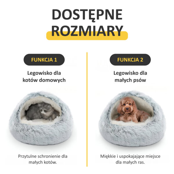 PurrNest – Łóżko Antystresowe dla Zwierząt
