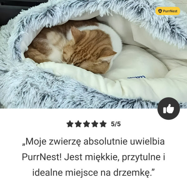 PurrNest – Łóżko Antystresowe dla Zwierząt
