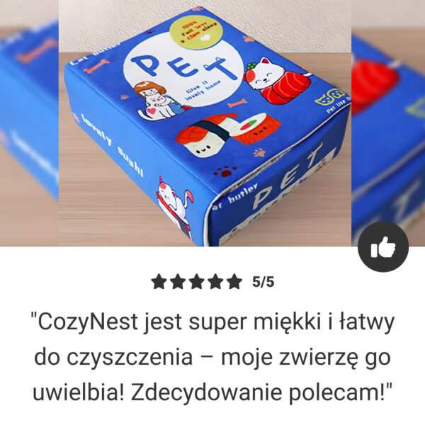 CozyNest – Premium Legowisko dla Zwierząt