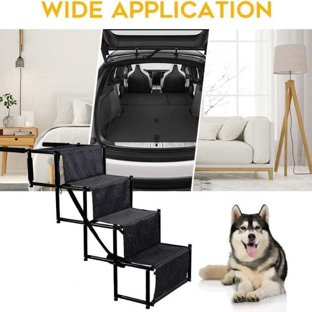 PetStep™ 4-stopniowa składana rampa dla zwierząt domowych