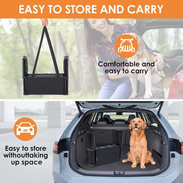 PetStep™ 4-stopniowa składana rampa dla zwierząt domowych