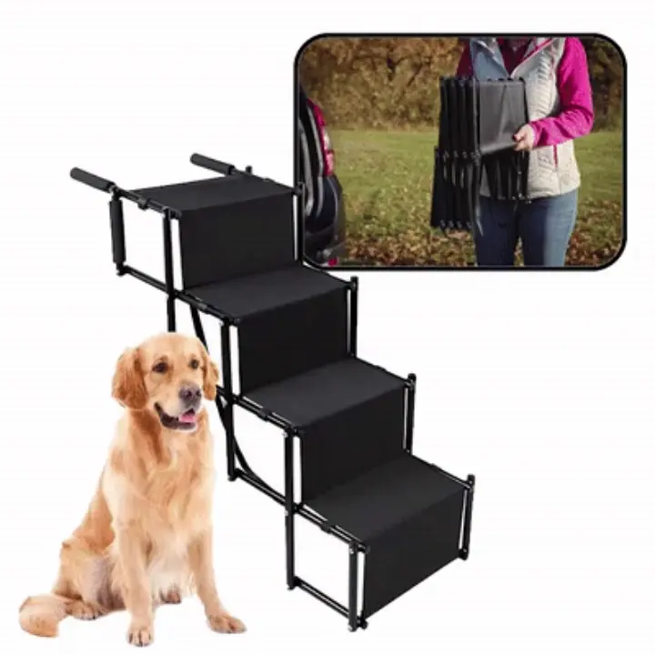 PetStep™ 4-stopniowa składana rampa dla zwierząt domowych