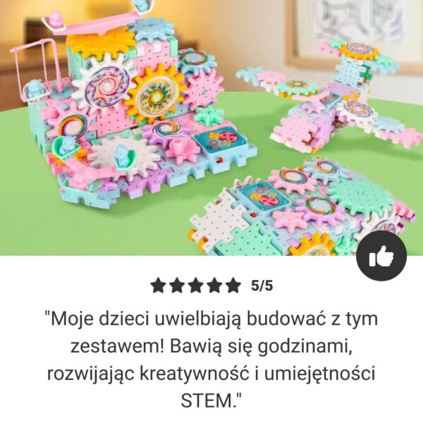 EduTrain - Zestaw Elektryczny Pociąg STEM 203 Elementy