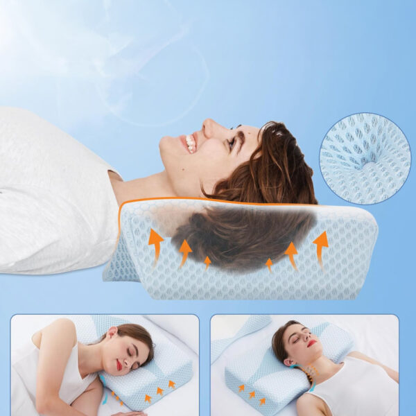ErgoDream™ - Poduszka Ergonomiczna z Pianki Memory