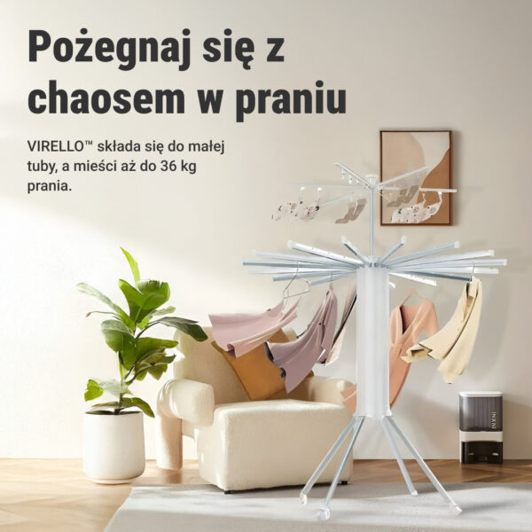 VIRELLO™ - Składana Suszarka na Pranie Ośmiornica