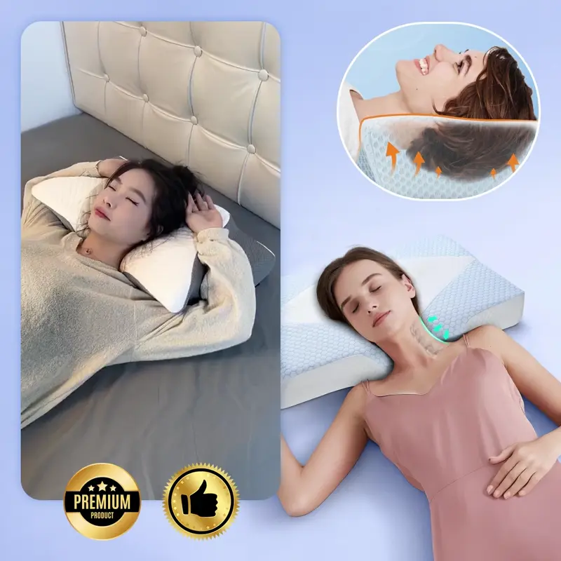 ErgoDream™ - Poduszka Ergonomiczna z Pianki Memory