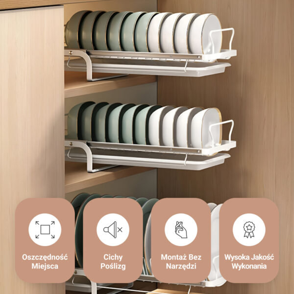 SlideDry™ – Wysuwana Suszarka do Naczyń