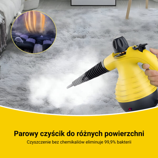STEAMY® Parownica z powietrzem pod ciśnieniem – Wszystko w jednym z 9 ekskluzywnymi akcesoriami