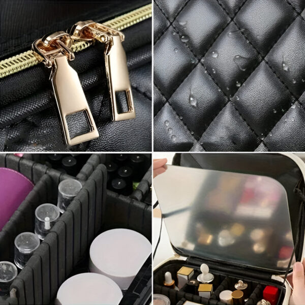 GlowBag™ -  Przenośna Torba Na Makijaż z Podświetlanym Lustrem