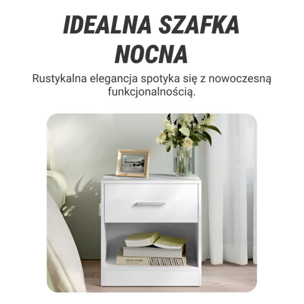 NovaCasa™ – Inteligentna Szafka Nocna z Ukrytym Schowkiem
