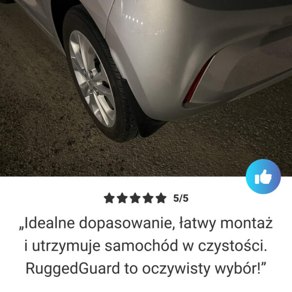 RuggedGuard™ - Miękki gumowy błotnik do pojazdów