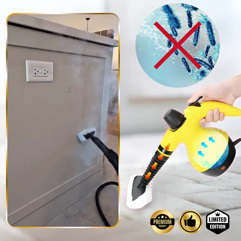 STEAMY® Parownica z powietrzem pod ciśnieniem – Wszystko w jednym z 9 ekskluzywnymi akcesoriami