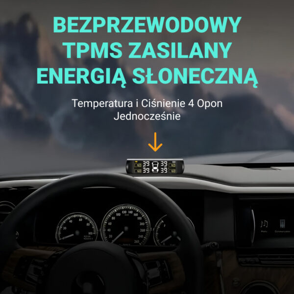 Riboton™ -  Solarny System Monitorowania Ciśnienia Opon