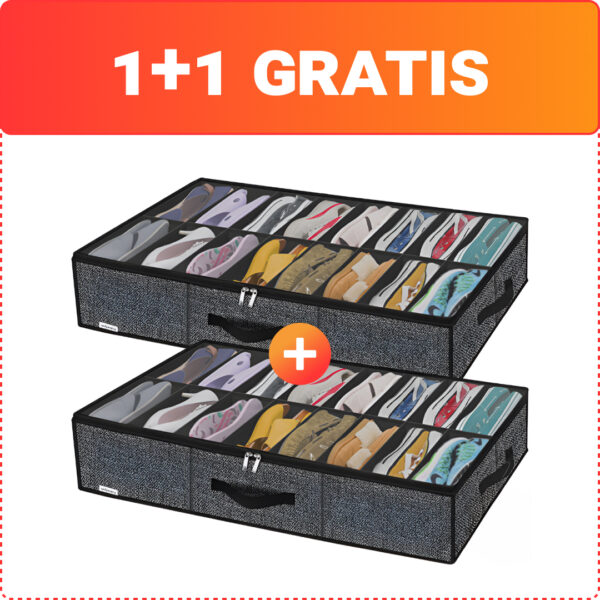 StoreEase™ - Organizer na buty pod łóżko