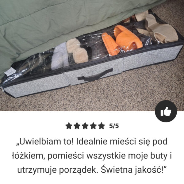 StoreEase™ - Organizer na buty pod łóżko