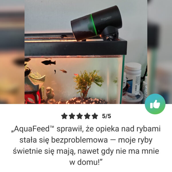 AquaFeed™ -  Automatyczny Karmnik dla Ryb