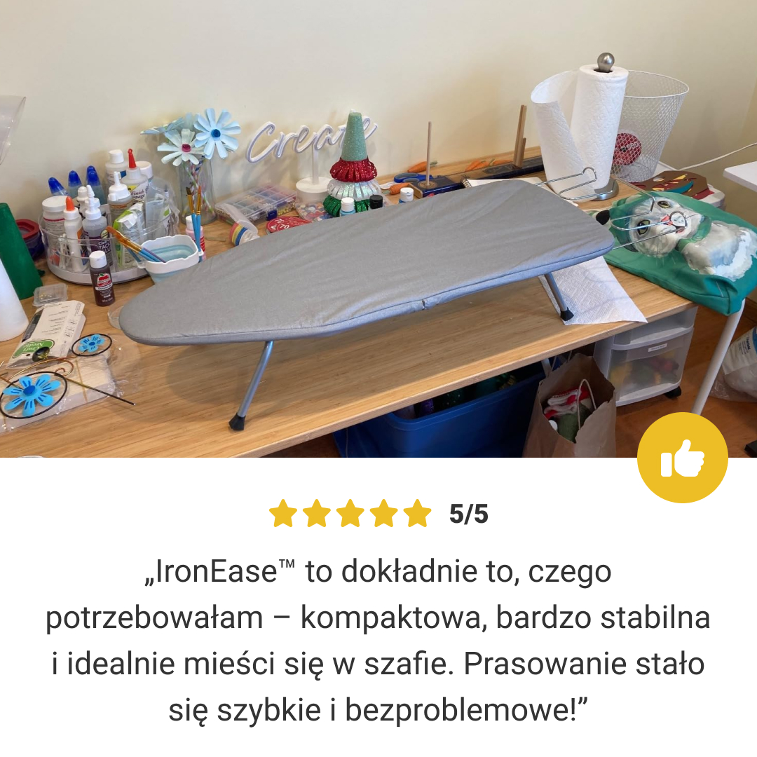IronEase™ - Składana deska do prasowania