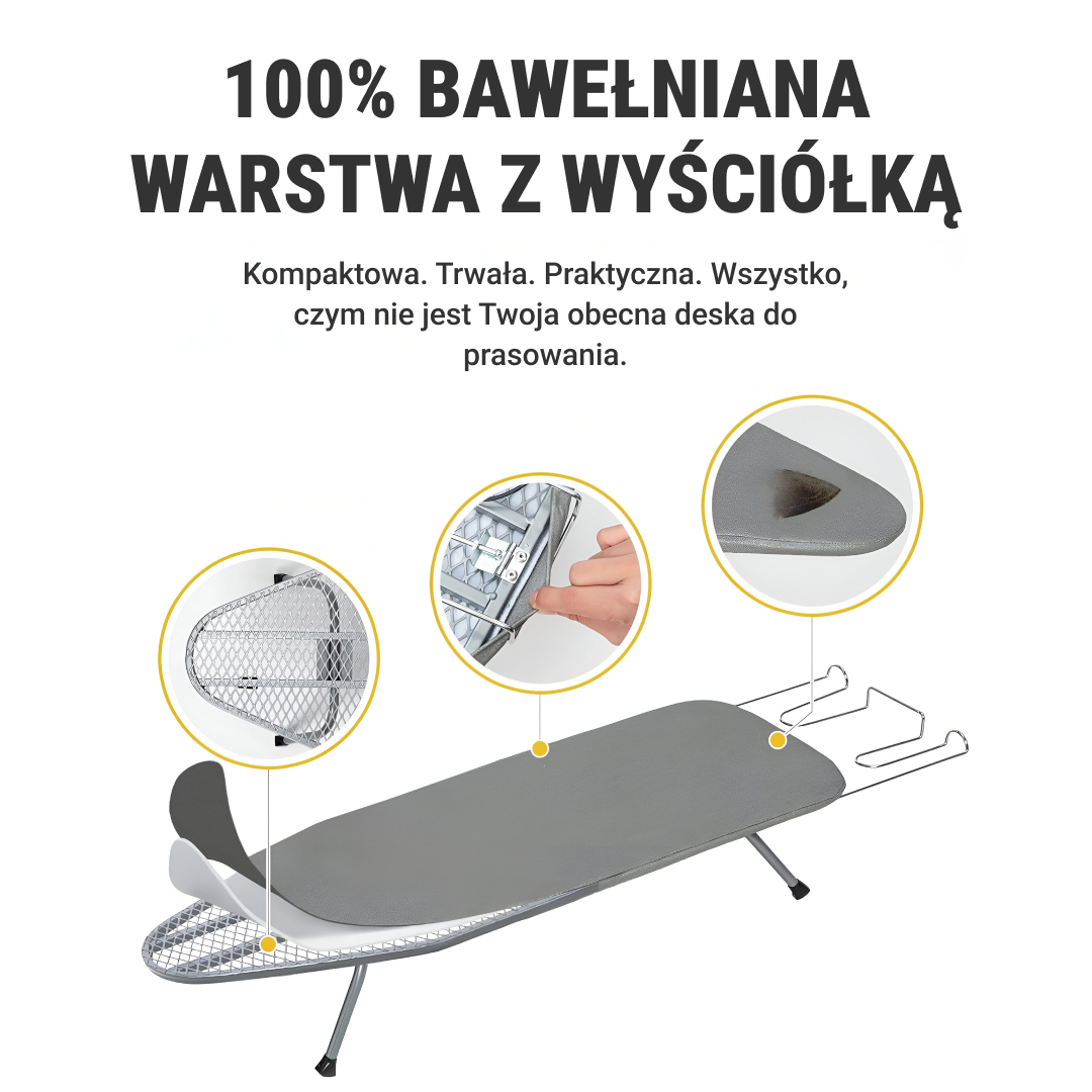 IronEase™ - Składana deska do prasowania