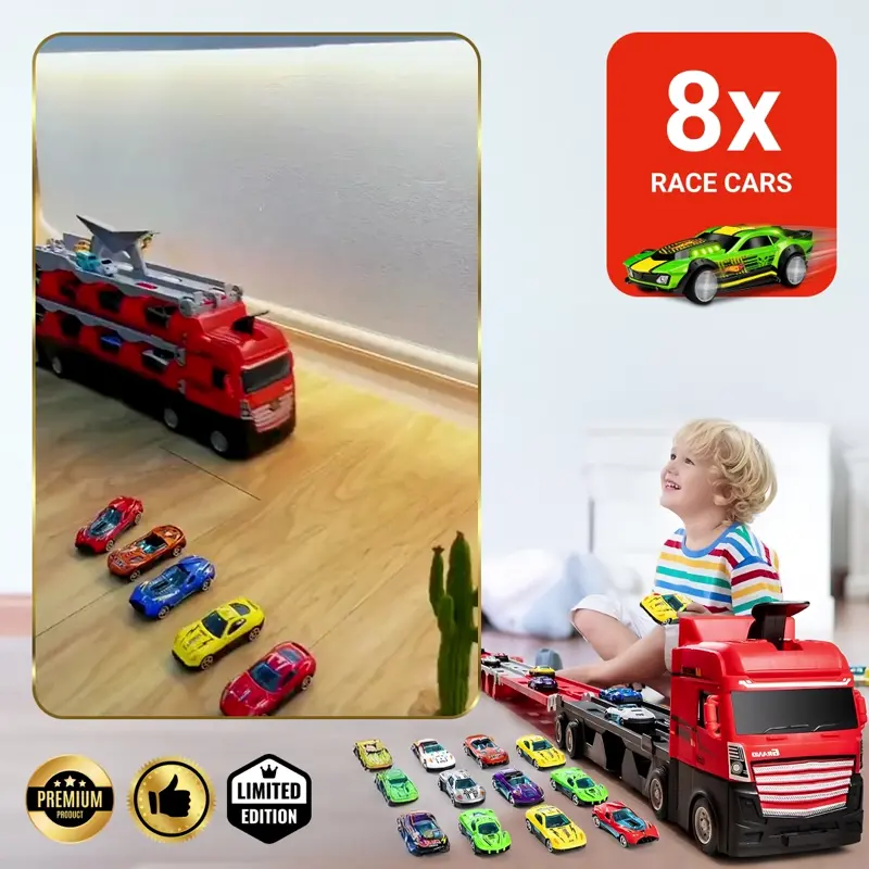 MEGA CIĘŻARÓWKA RACERTRUCK™ Z MOŻLIWOŚCIĄ ROZSZERZENIA