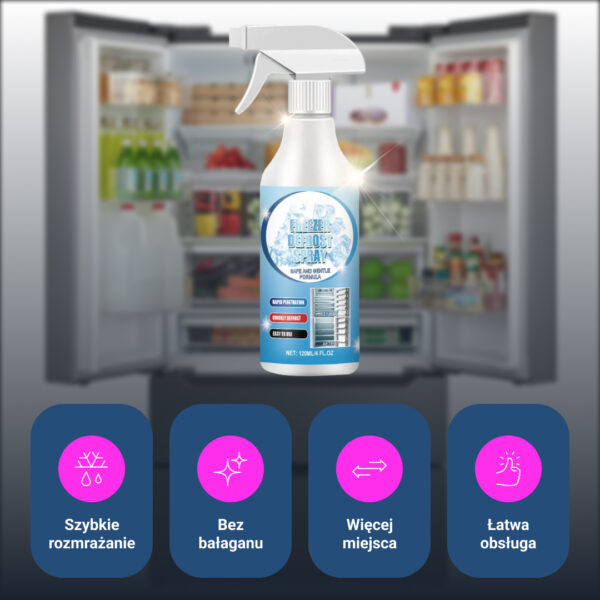 IceClean™ – Spray do szybkiego rozmrażania – 120 ml