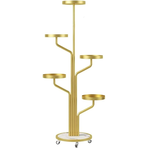 Floro™ - Elegancki stojak na kwiaty 5-poziomowy z kółkami