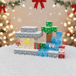 BuildEase™ Świąteczne – Magnetyczne Klocki Konstrukcyjne